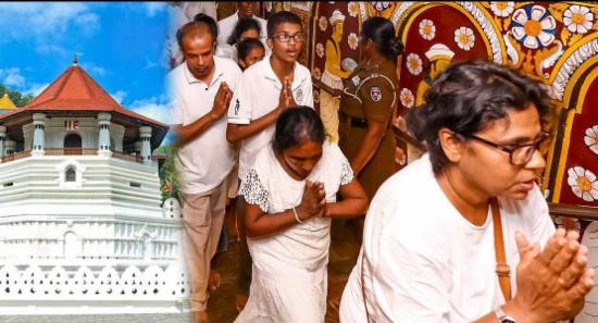 දළදා වන්දනාවට පැමිණෙන සැහැදැවතුන්ට දැනුම් දීමක්.